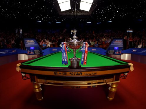 The Crucible Theatre hosts the World Snooker Championship from April 17 to May 3 (Steven Paston/PA)