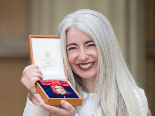 Evelyn Glennie after receiving her Dame Commander by the Prince of Wales at Buckingham Palace (Steve Parsons/PA)