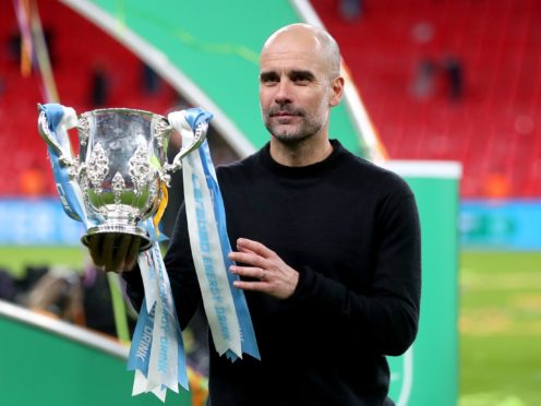 Manchester City are defending their League Cup title against Tottenham in Sunday’s final (Mike Egerton/PA)