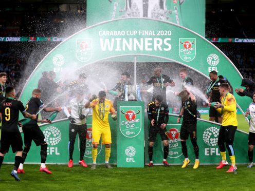 Manchester City are heading back to Wembley bidding for a fourth-successive Carabao Cup win (Mike Egerton/PA)