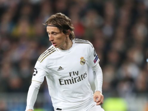 Real Madrid midfielder Luka Modric would have preferred to have fans inside Anfield for the Champions League quarter-final against Liverpool (Nick Potts/PA)