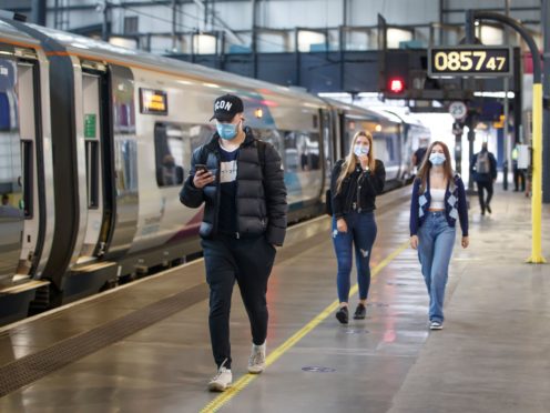 Britain’s rail services are being ramped up (Danny Lawson/PA)