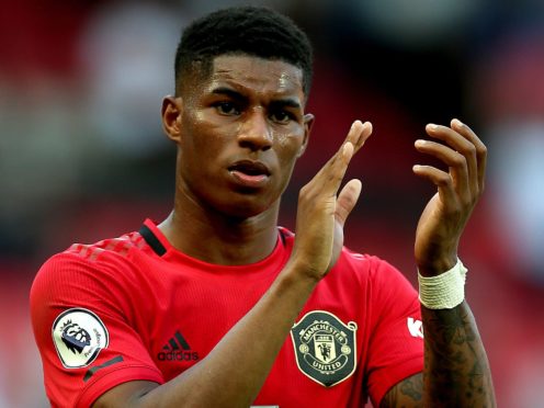 Manchester United’s Marcus Rashford (Nigel French/PA)