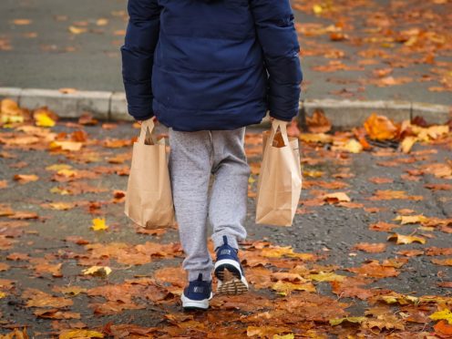 School staff have been handing out clothes, food and furnishings to families who have been struggling financially amid the pandemic, teachers have said (Peter Byrne/PA)