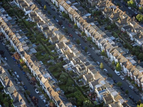 The average UK house price has surged by £20,000 in the space of a year, according to the Office for National Statistics (Victoria Jones/PA)