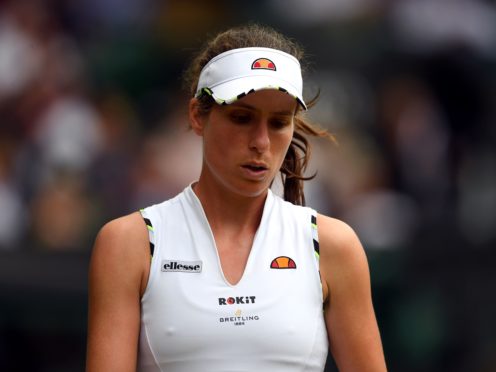 Johanna Konta will not be part of Great Britain’s squad for the Billy Jean King Cup tie against Mexico later this month (Victoria Jones/PA)