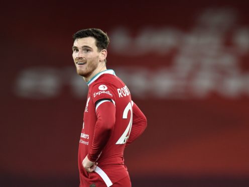 Liverpool defender Andy Robertson accepts people have written them off ahead of their Champions League quarter-final second leg at home to Real Madrid (Peter Powell/PA)