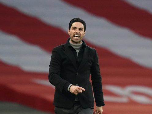 Arsenal manager Mikel Arteta still believes his side can make the Europa League semi-finals (John Walton/PA)