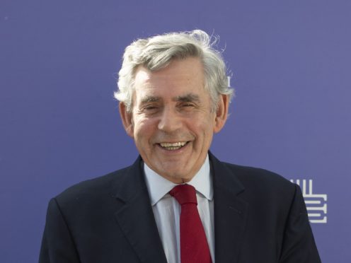 Gordon Brown was writing in the Daily Record on Monday (Jane Barlow/PA)