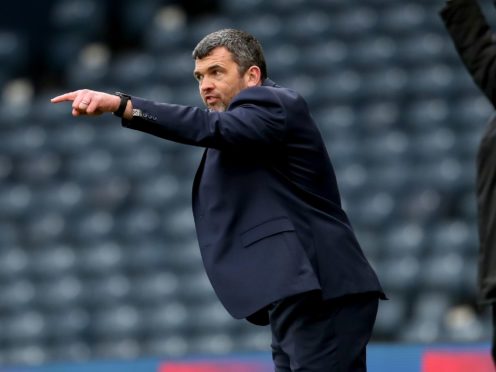 St Johnstone will drive on to the end of the season, says boss Callum Davidson (Andrew Milligan/PA)