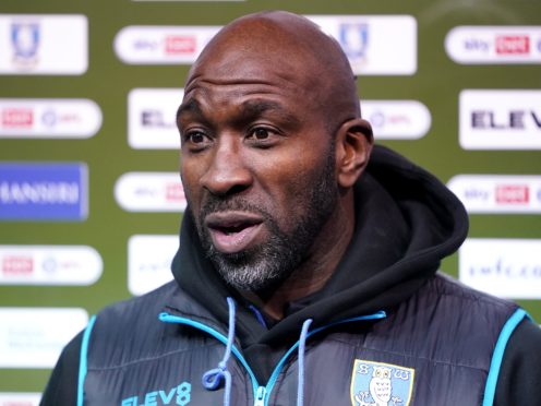 Darren Moore will not be in the Sheffield Wednesday dugout on Tuesday (Zac Goodwin/PA)