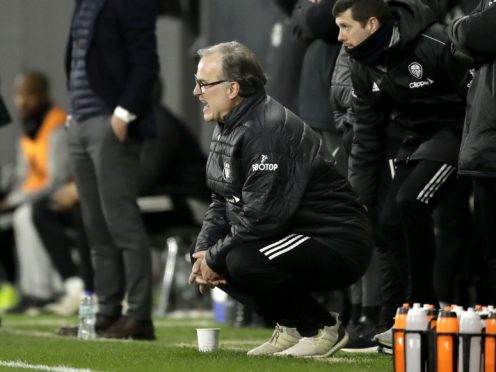 Marcelo Bielsa is in his third season as Leeds’ head coach (Matt Dunham/PA)