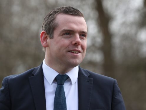 Scottish Conservative leader Douglas Ross (Andrew Milligan/PA)