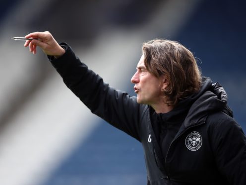Thomas Frank believes Brentford can still gain automatic promotion despite drawing at Huddersfield (Tim Goode/PA)
