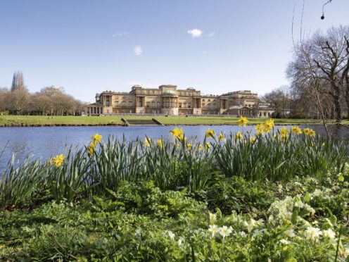 The garden at Buckingham Palace in spring (John Campbell/Royal Collection Trust)
