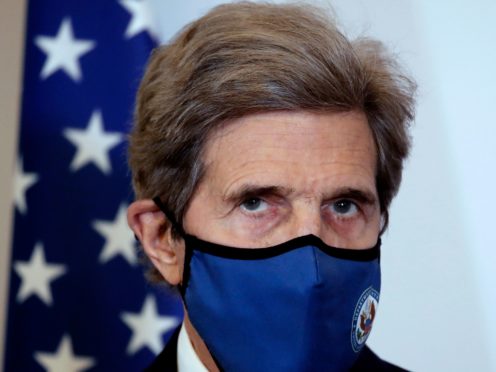 US climate envoy John Kerry is heading to China for talks between the world’s two biggest carbon emitters ahead of President Joe Biden’s climate summit of world leaders (Christophe Ena/AP)