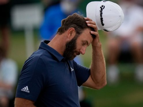 Dustin Johnson missed the cut in defence of his Masters title (Matt Slocum/AP)