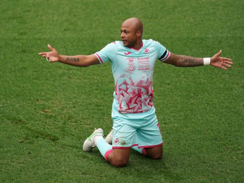 Swansea’s Andre Ayew could be set for a spell on the sidelines (John Walton/PA)
