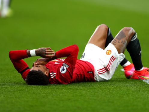 Marcus Rashford is a doubt for Manchester United (Clive Rose/PA)
