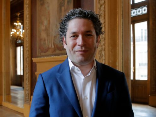 Venezuelan conductor Gustavo Dudamel (Christophe Ena/AP)