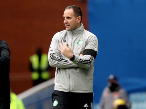 Interim manager John Kennedy bemoans missed chances in Old Firm cup exit (Jane Barlow/PA)