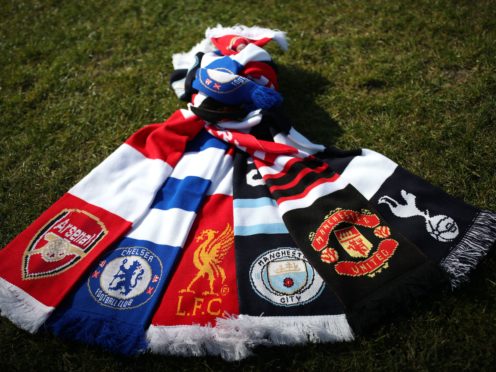 A selection of scarves pictured at Hackney Marshes (Yui Mok/PA)