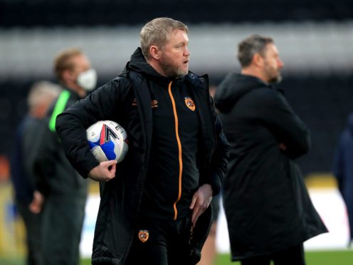 Grant McCann and co are one win from promotion (Mike Egerton/PA)