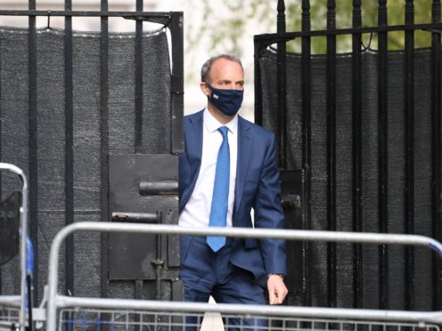 Foreign Secretary Dominic Raab has been accused by MPs of attempting to sneak out the extent of cuts to the aid budget (Stefan Rousseau/PA)
