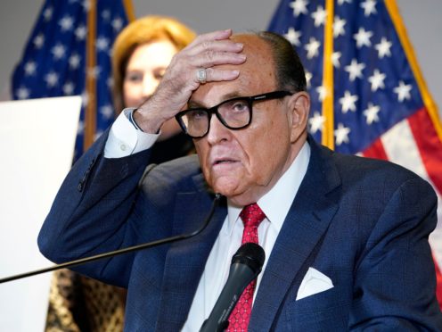 Former New York City mayor Rudy Giuliani (AP)