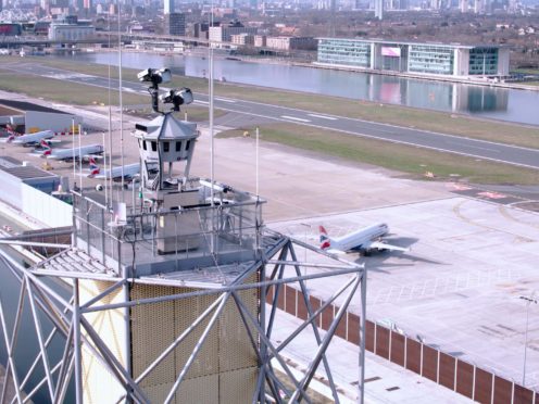 London City Airport’s digital control tower (London City Airport/PA)