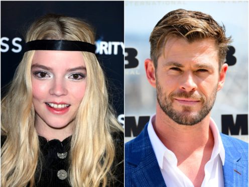 Anya Taylor-Joy and Chris Hemsworth (PA)