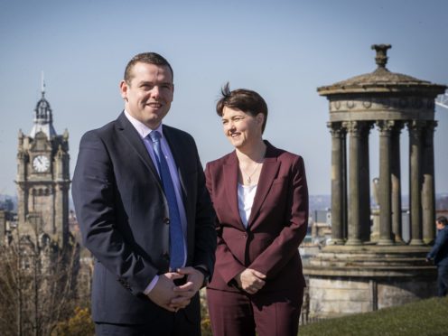 The Tories have a ‘darker edge’ under Douglas Ross than they did under Ruth Davidson, Willie Rennie claimed. (Jane Barlow/PA)