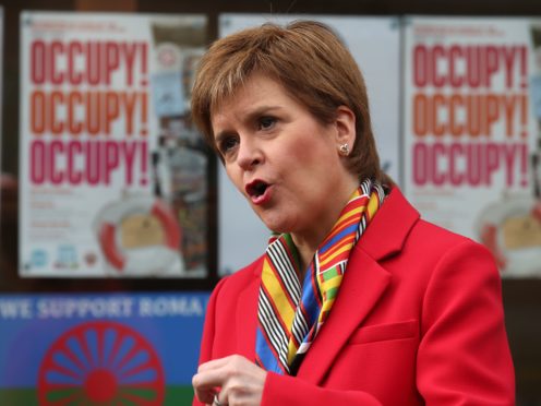 Nicola Sturgeon was questioned about meetings between Scottish Cabinet secretary Fergus Ewing and Sanjeev Gupta (Andrew Milligan/PA)