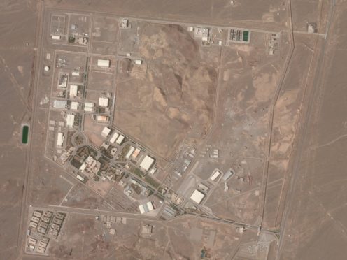 Iran’s Natanz nuclear site suffered a problem involving its electrical distribution grid just hours after starting up new advanced centrifuges which more quickly enrich uranium, state TV reported (Planet Labs Inc/AP)