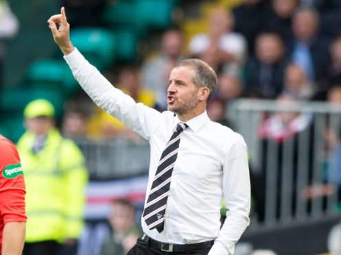 Stevie Crawford’s Dunfermline drew a play-off blank against Raith Rovers (Jeff Holmes/PA)