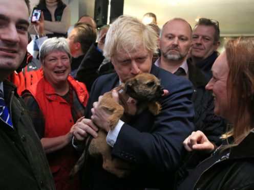 Boris Johnson said the theft of a dog can cause ‘huge pain’ for owners (Lindsey Parnaby/PA)