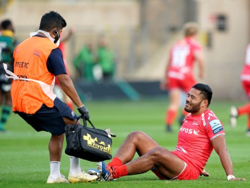 Manu Tuilagi suffered an Achilles injury in Sale’s match at Northampton in September (Tim Goode/PA)