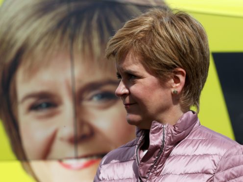 Nicola Sturgeon’s SNP could still win a majority in Thursday’s Holyrood election, pollsters said (Russell Cheyne/PA)