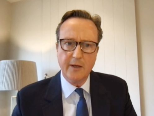 David Cameron giving evidence to the House of Commons Treasury Committee (House of Commons/PA)