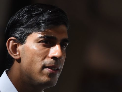 Chancellor Rishi Sunak spoke out against the prospect of a second independence referendum ahead of Thursday’s Holyrood election (Andy Buchanan/PA)