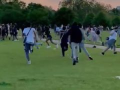 Disorder in Hyde Park (Met Police/PA)