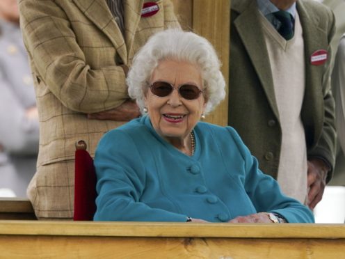 The Queen appeared to be in good spirits (Steve Parsons/PA)