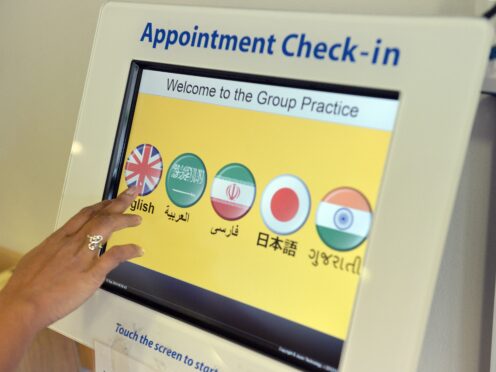 NHS Digital data shows 58% of GP appointments were carried out face-to-face in August (PA)