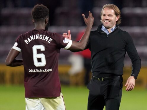 Beni Baningime, left, has earned the praise of manager Robbie Neilson (Jane Barlow/PA)