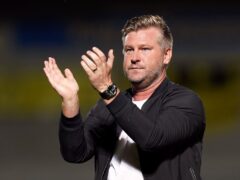 Karl Robinson saw his Oxford side suffer a first home league defeat of the season on Saturday (Jacob King/PA)