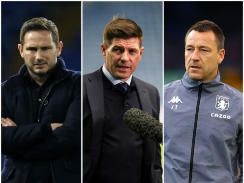 Frank Lampard, Steven Gerrard and John Terry are among those being linked with the Aston Villa vacancy (PA)