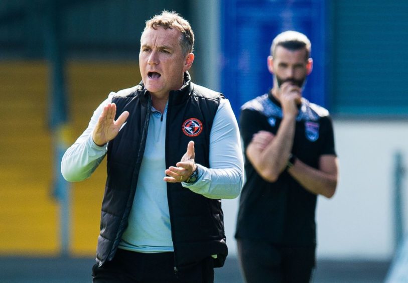 Dundee United manager Micky Mellon.