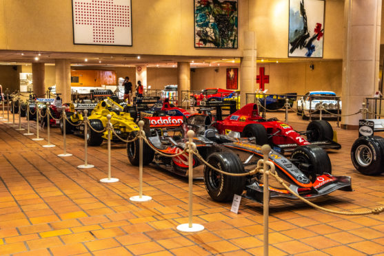 A collection of Formula One cars