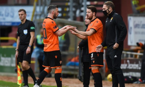New signings Marc McNulty made his Dundee United debut off the bench against Aberdeen earlier this month.