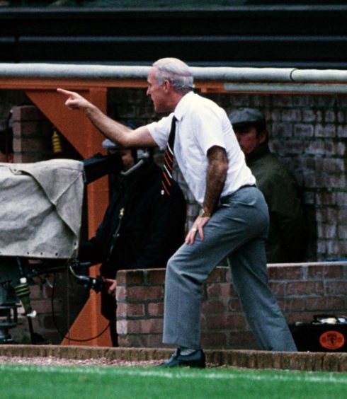 Former Dundee United manager Jim McLean. 